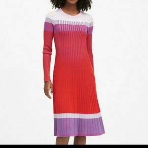 NWOT Banana Republic color block sweater dress